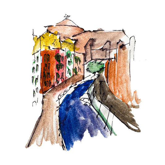 Rio del Tre Pont, Venice (2026) Vinyl Sticker